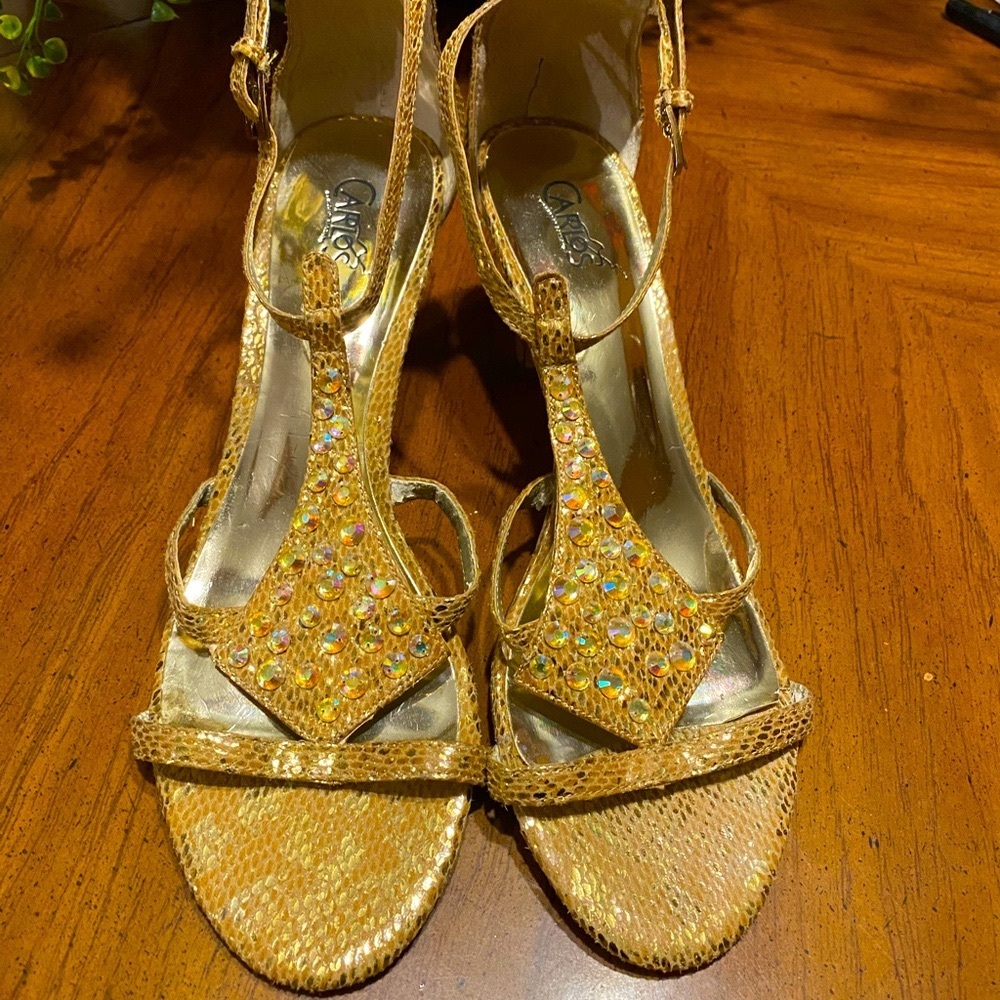 Carlos Santana Starlet Rhinestone Sandals